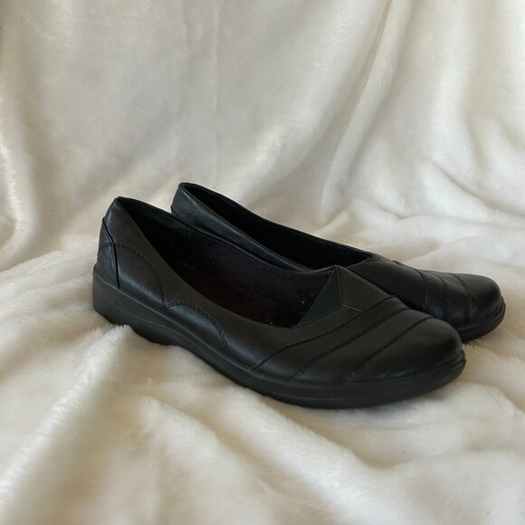 Easy Street Comfort Loafers Womens 8 Black Closed Toe - Picture 3 of 7